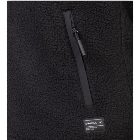 NEW O'Neill High Pile Vest | Black - Picture 5 of 7